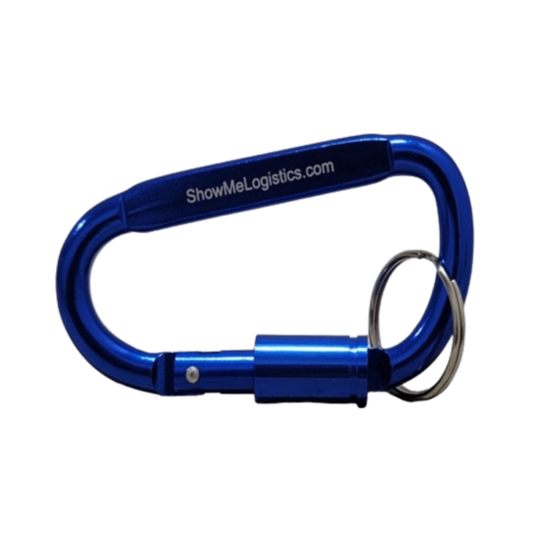 Carabiner (Blue, Black & Red)