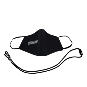 Mask w/Lanyard - Black