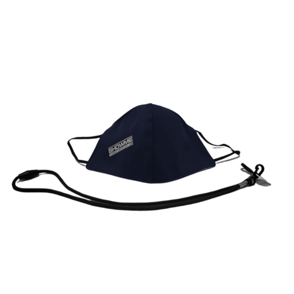 Mask w/Lanyard - Navy